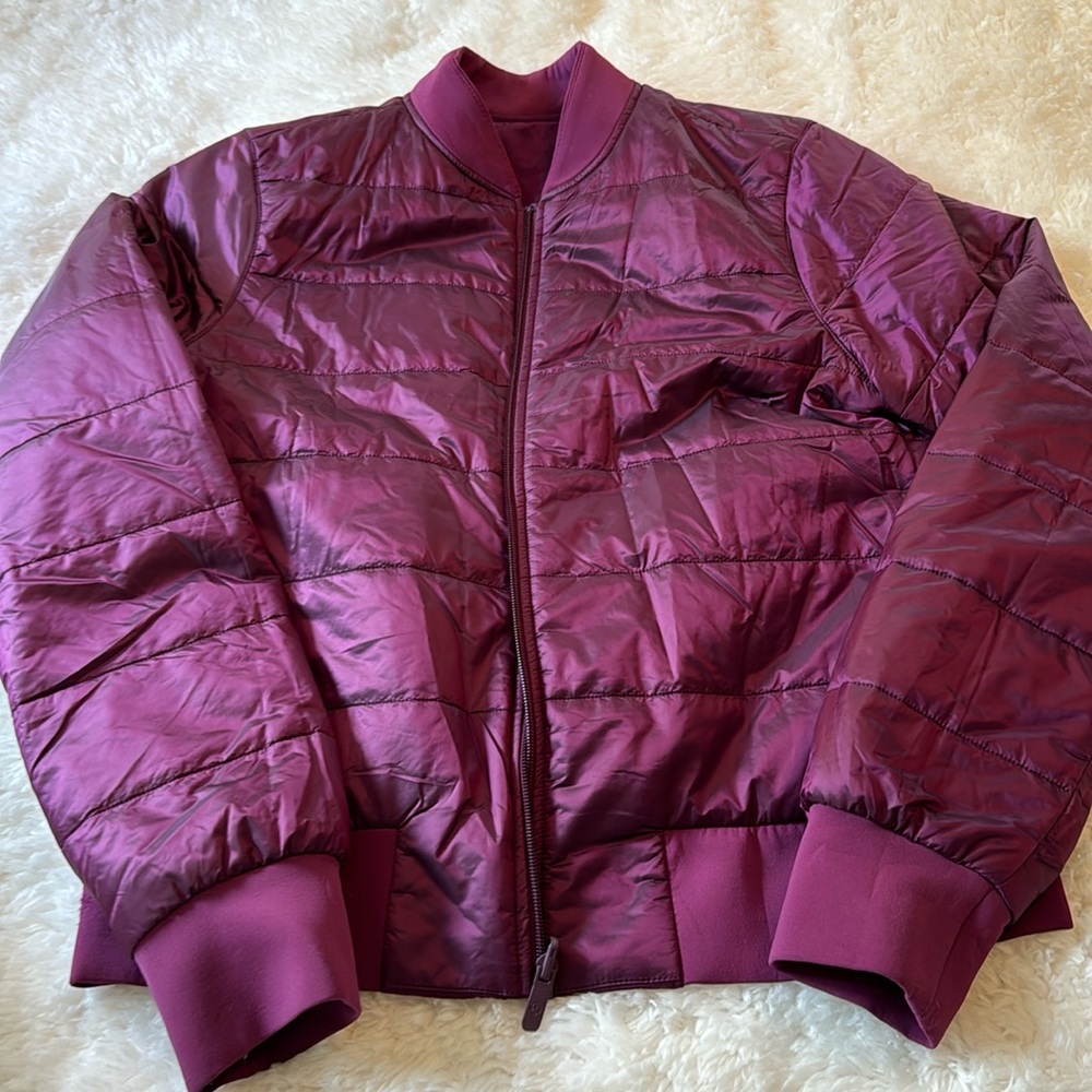 Lululemon reversible bomber jacket size 10